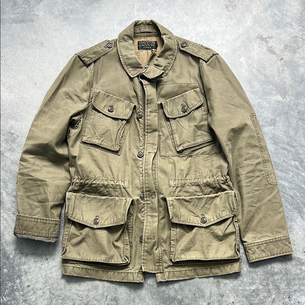 Men's Olive Jcrew Military Jacket